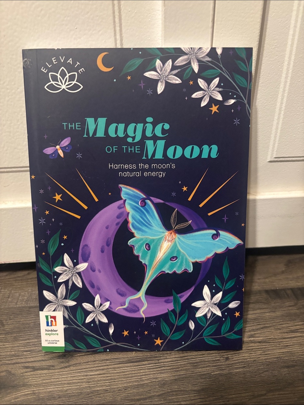 The Magic of the Moon Hardcover Book - Teal & Purple
